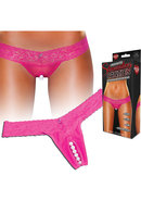 Hustler Toys Crotchless Stimulating Panties Thong With...