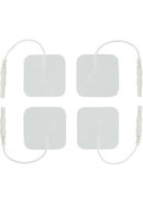 Zeus Electrosex Adhesive Electro-pads (4 Pack) - White