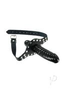 Strict Leather Ride Me Mouth Gag - Black