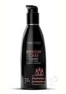 Wicked Aqua Water Based Flavored Lubricant Birthday Cake 2oz
