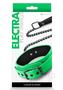 Electra Play Things Pu Leather Collar And Leash - Green